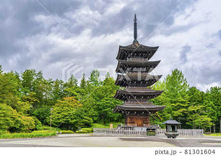 定義如来「西方寺」五重塔　仙台市青葉区 81301604
