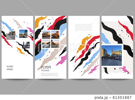 Vector layout of flyer, banner design templates for website advertising design, vertical flyer design, website decoration backgrounds, agency, corporate, business, portfolio, pitch deck, startup. 81301887