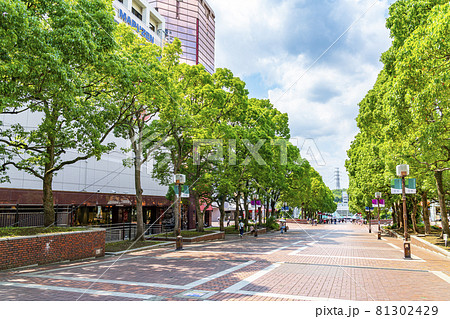 東京都 綺麗に整備された多摩センター駅周辺の街並みの写真素材 東京都 綺麗に整備された多摩センター駅周辺の街並みの写真素材