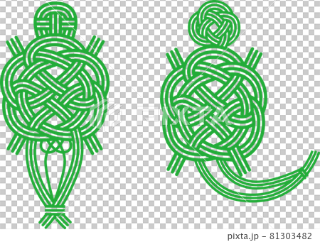 龜 Mizuhiki 矢量圖 81303482