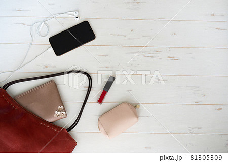 女性のカバンの中身 女性のカバンの中身 81305309