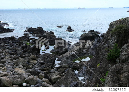 海岸 洞窟 海 81307855