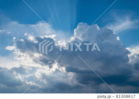 Amazing cloudscape on the sky before the rain. Amazing cloudscape on the sky before the rain. 81308617