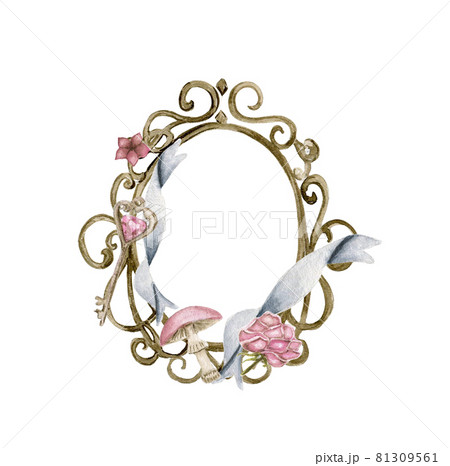 Frame with rose for wedding decor Frame with rose for wedding decor 81309561
