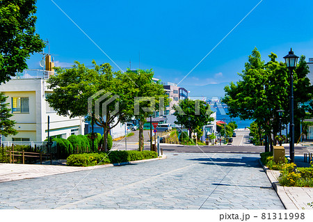 北海道 函館　八幡坂と函館港 81311998