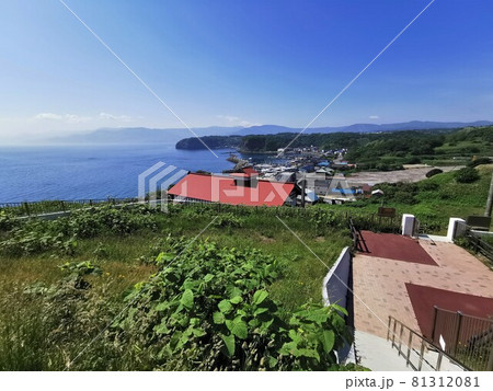 北海道の風景「小樽・祝津の街並み」（北海道小樽市） 81312081