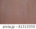 Rustic rusty metal. Black wall texture grunge abstract background. Dark wall red. 81313350