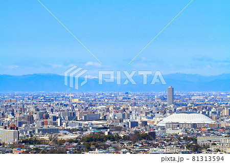 名古屋市、ナゴヤドームとその周辺の風景 81313594