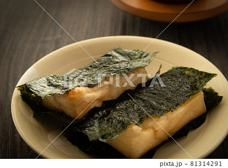 磯辺焼き　磯辺餅　餅　海苔　和食 81314291