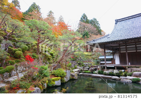 紅葉名所、滋賀県湖東三山百済寺 紅葉名所、滋賀県湖東三山百済寺 81314575