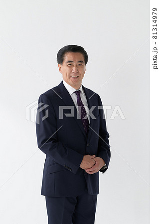 ビジネスマン シニア男性 ポートレート ビジネスマン シニア男性 ポートレート 81314979