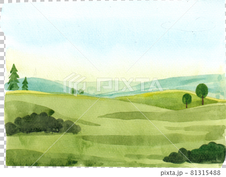 Farmer with animal concept watercolor Farmer with animal concept watercolor 81315488