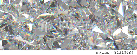 Beautiful Bright White Diamond Background - White Crystal Background 81318634