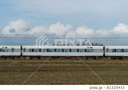 北陸本線　美川ー加賀笠間　JR西日本　683系　T26編成　②　サハ682-12（金沢）　山側 81320433