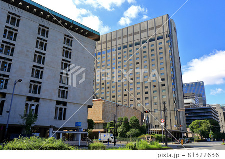 東京 千代田区 内幸町の都市風景 帝国ホテル 東京 千代田区 内幸町の都市風景 帝国ホテル 81322636