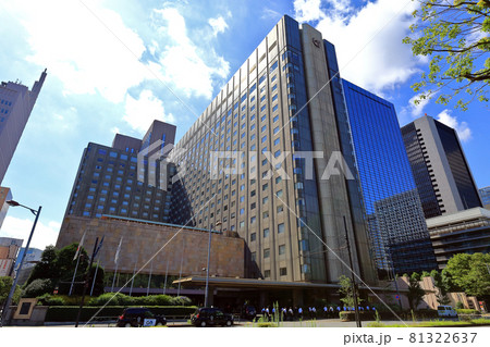 東京　千代田区　内幸町の都市風景　 帝国ホテル 81322637