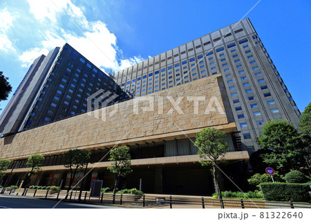 東京　千代田区　内幸町の都市風景　 帝国ホテル 81322640