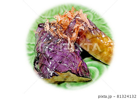 家庭的で素朴な自家製の「ナスビの炊いたん」水彩画風 絵手紙 家庭的で素朴な自家製の「ナスビの炊いたん」水彩画風 絵手紙 81324132