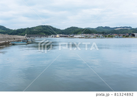 島根半島四十二浦 18 古浦の海と街 島根半島四十二浦 18 古浦の海と街 81324892