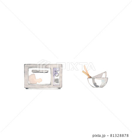 キッチンの素材、オーブンレンジとボウル 81328878