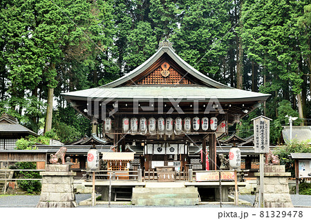 紫香楽一宮・新宮神社(舞殿・本殿)　【滋賀県甲賀市信楽町】 81329478