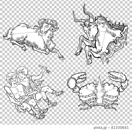 生肖星座套裝-白羊座、金牛座、雙子座、蟹星座線 生肖星座套裝-白羊座、金牛座、雙子座、蟹星座線 81330681