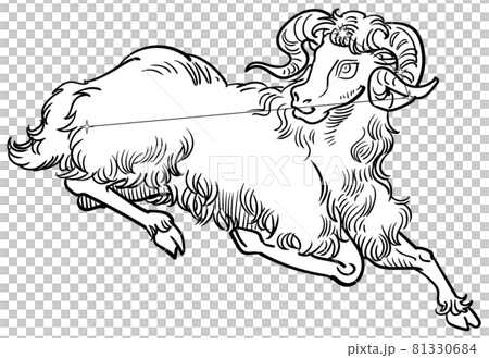 Zodiac Constellation-Aries Constellation Line 81330684