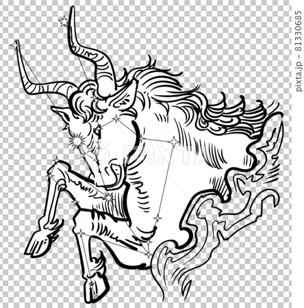 Zodiac Zodiac-Taurus Constellation Line 81330685