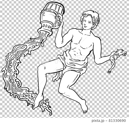 Zodiac sign-Aquarius 81330690