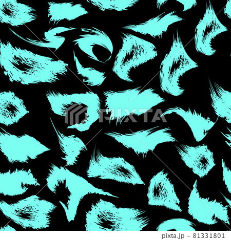 Leopard print pattern. Repeating seamless vector animal background. 81331801
