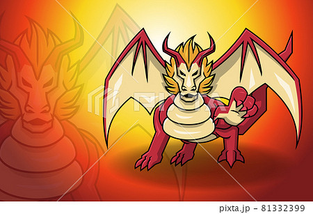 Red Dragon Wings Fantasy Mythology Monster Legend Creature 81332399