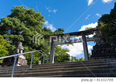 山梨県 武田神社の写真素材