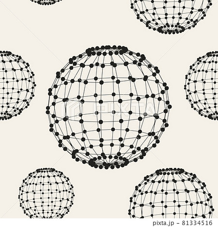 Abstract Creative concept vector pattern background of geometric shapes the lines connected to points. Polygonal design style for business. Vector Illustration eps 10 for your design. 81334516