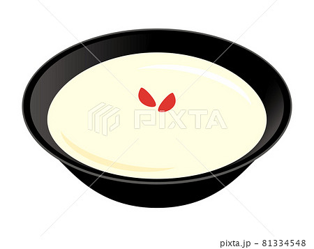 杏仁豆腐のイラスト素材