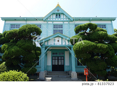 日本最古の海員養成学校だった国立粟島海員学校跡を利用した粟島海洋記念館 81337023