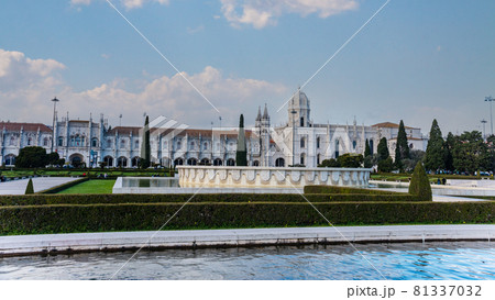 historic monastery Mosteiro dos Jeronimos of Lisbon Portugal historic monastery Mosteiro dos Jeronimos of Lisbon Portugal 81337032