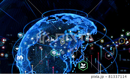 地球の発展　サステナブル　SDGs 81337114