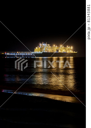Oil and gas industry liquefied natural gas tanker LNG 81343881