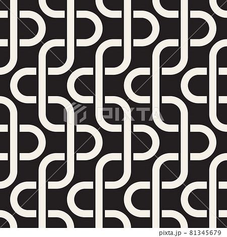 Vector seamless geometric pattern. Simple abstract lines lattice. Repeating elements stylish background 81345679