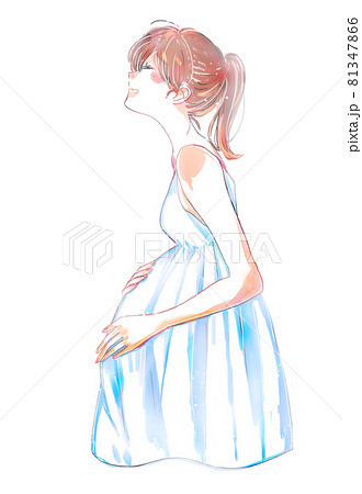 幸せな妊婦さん 81347866