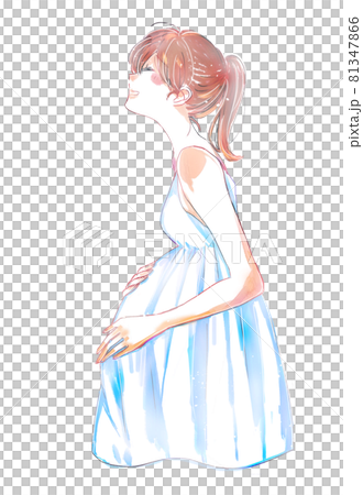 幸せな妊婦さん 81347866