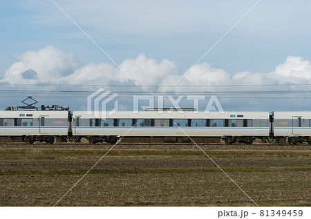 北陸本線　美川ー加賀笠間　JR西日本　683系　T33編成　②　モハ683-1303（金沢）　山側 81349459