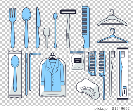 Illustration set for specific plastic specification products 81349692