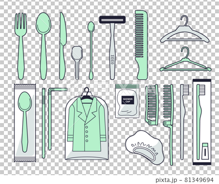 Illustration set for specific plastic specification products 81349694