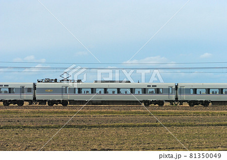 北陸本線　美川ー加賀笠間　JR西日本　683系　S02編成　③　サハ682-2202（金沢）　山側 81350049