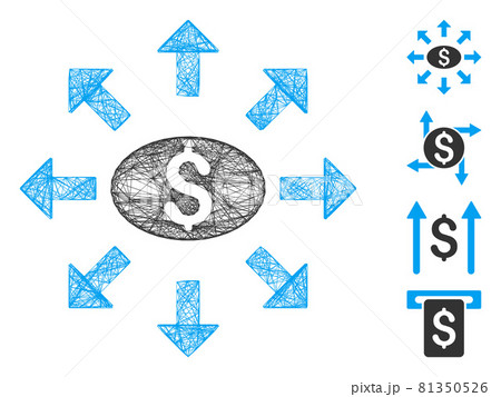 Network Mass Cashout Vector Mesh 81350526