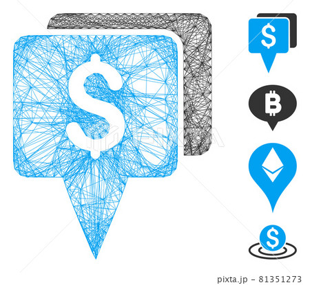 Network Bank Map Pointers Vector Mesh Network Bank Map Pointers Vector Mesh 81351273