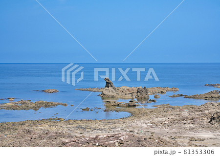 【ゴジラ岩】 石川県珠洲市馬緤町 81353306