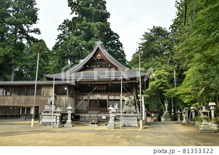 田村神社(拝殿) 【滋賀県甲賀市土山町】 田村神社(拝殿) 【滋賀県甲賀市土山町】 81353322