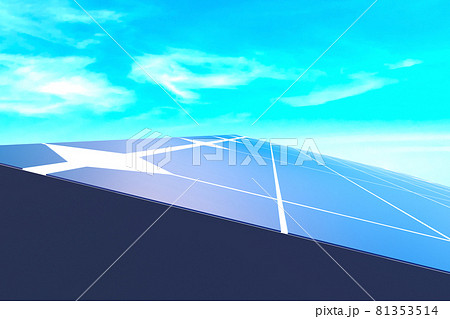 solar cell electric product green environment clean energy power technology ecological innovation earth world global management business system saving future sunlight sky blue background copy space 81353514